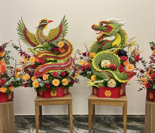 MÂM QUẢ CƯỚI HỎI TP.HCM, TRÁP RỒNG PHỤNG TRÁI CÂY