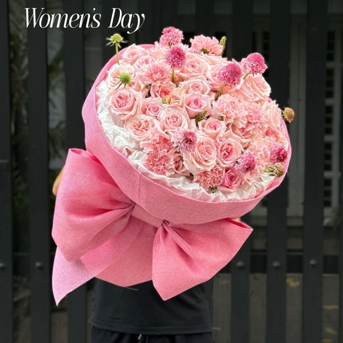 “Ohara Hồng & Scabiosa – Dịu Êm Nàng Thơ”