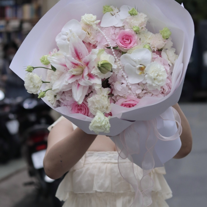 Bó Hoa Chúc Mừng Pastel