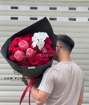 Bó hoa Đỏ sang trọng