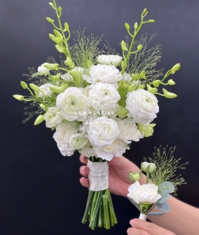 Hoa cưới “Whisper of Pure Love” – Sắc trắng tinh khôi