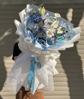 Bó Hoa Tone Xanh Big Size