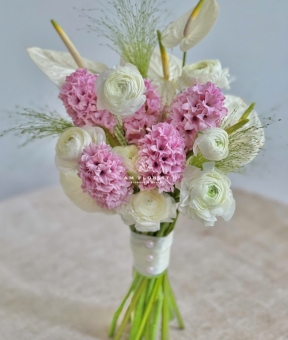 Hoa cưới Dạ lan hương & Mao lương trắng