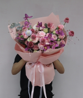 “Hồng Ohara Mix Tulip – Dịu Dàng Đa Sắc”