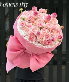 “Ohara Hồng & Scabiosa – Dịu Êm Nàng Thơ”