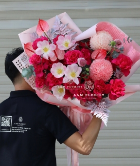 “Hồng Pinkloy & Tulip – Ngọt Ngào Rạng Rỡ”