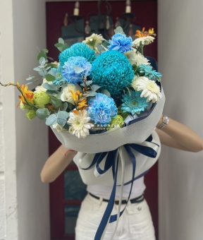  Bó Hoa Sinh Nhật Xanh Mát - Lam Florist