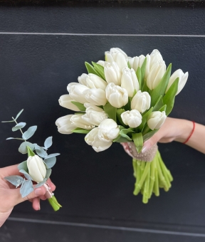 Bó Hoa Cưới Thuần Khiết Và Đắm Say