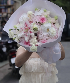 Bó Hoa Chúc Mừng Pastel