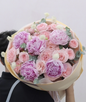 Bó Hoa Peony Dịu Dàng 