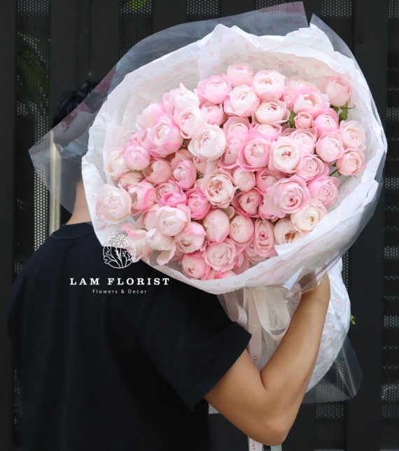 Plume Blush - Bó Hoa Hồng Chùm Ngọt Ngào