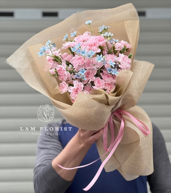 Bó hoa Mây Hồng Nhỏ Xinh