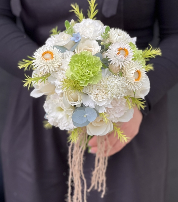 NGUYỆN ƯỚC VĨNH HẰNG - BÓ HOA CÔ DÂU DÁNG TRÒN