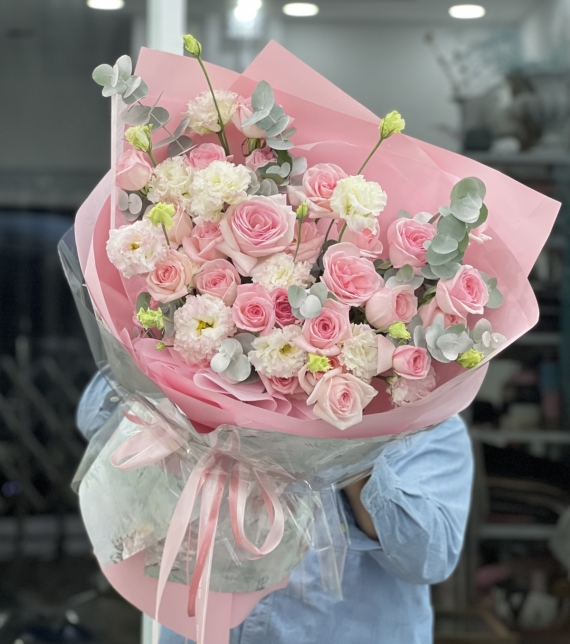 Bó Ohara Hồng thơm dịu