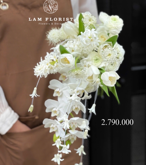 White Harmony Bouquet – Bản Hòa Ca Trắng