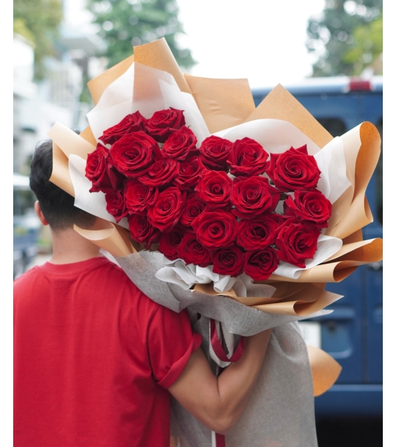 “Trái Tim Vĩnh Cửu – Hồng Ecuador Nhập Khẩu”