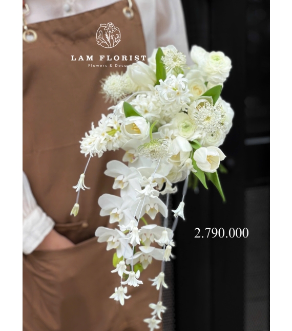 White Harmony Bouquet – Bản Hòa Ca Trắng