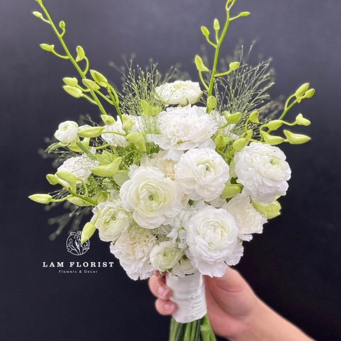 Hoa cưới “Whisper of Pure Love” – Sắc trắng tinh khôi