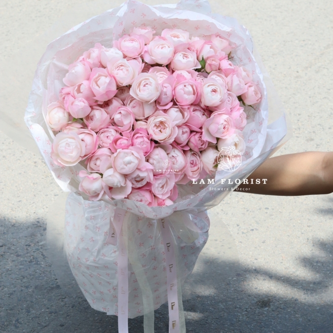 Plume Blush - Bó Hoa Hồng Chùm Ngọt Ngào