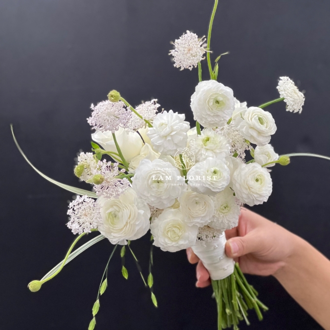 Hoa Cô Dâu “Tinh Khôi” – Mao Lương Mix Thuý Châu