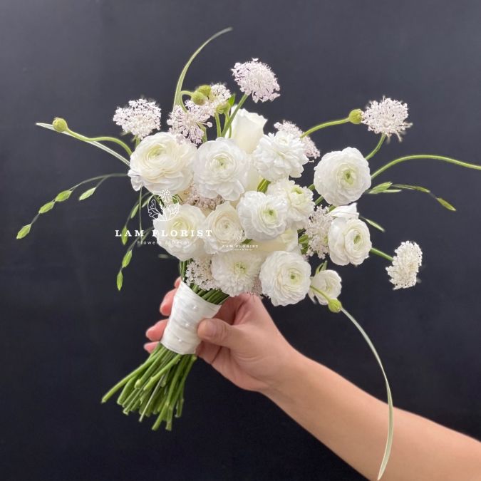 Hoa Cô Dâu “Tinh Khôi” – Mao Lương Mix Thuý Châu