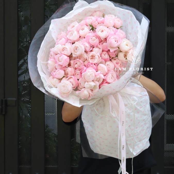 Plume Blush - Bó Hoa Hồng Chùm Ngọt Ngào