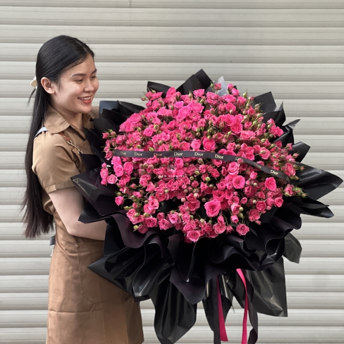 Bó hoa hồng chùm Sofia size lớn