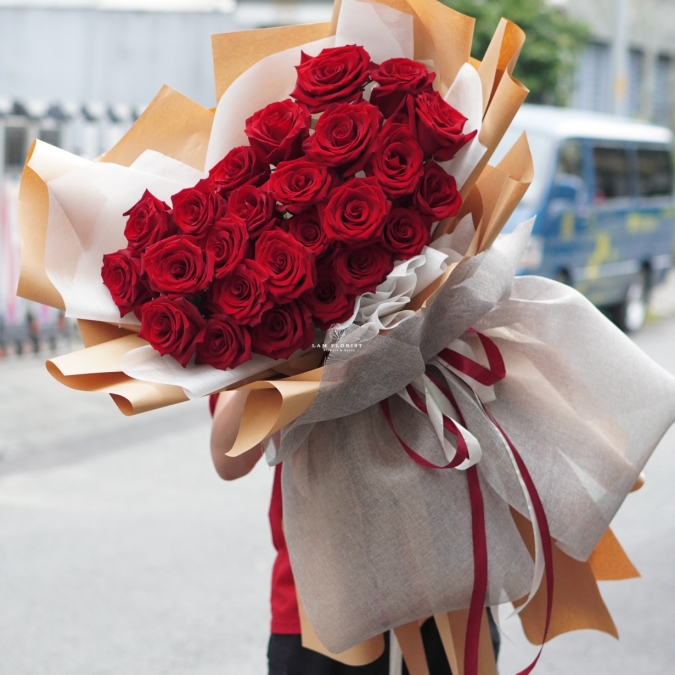 “Trái Tim Vĩnh Cửu – Hồng Ecuador Nhập Khẩu”