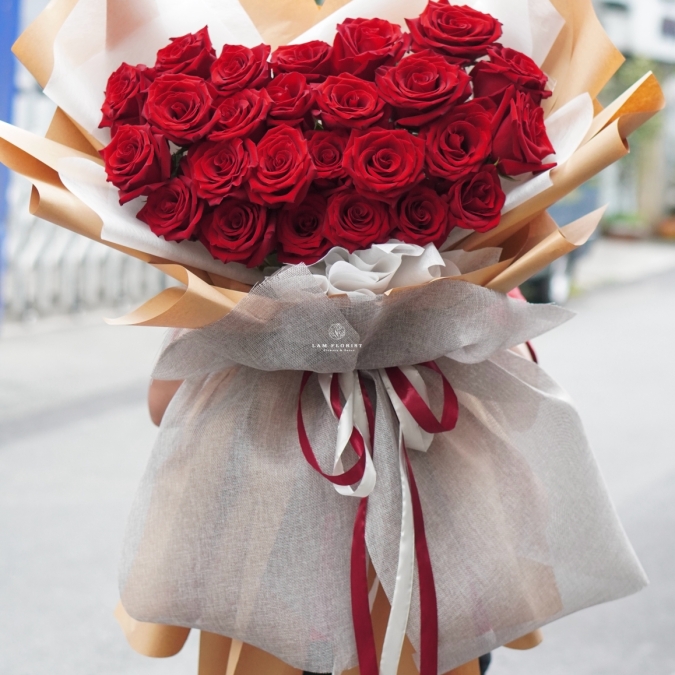 “Trái Tim Vĩnh Cửu – Hồng Ecuador Nhập Khẩu”