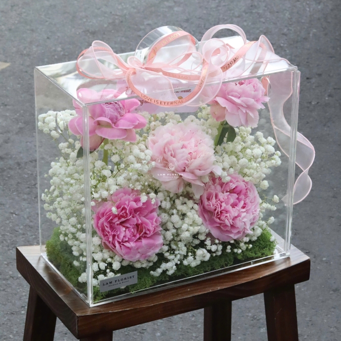 Vali Hoa Quai Xách Tone Hồng – Món Quà Tinh Tế & Ngọt Ngào 
