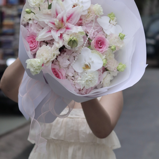 Bó Hoa Chúc Mừng Pastel