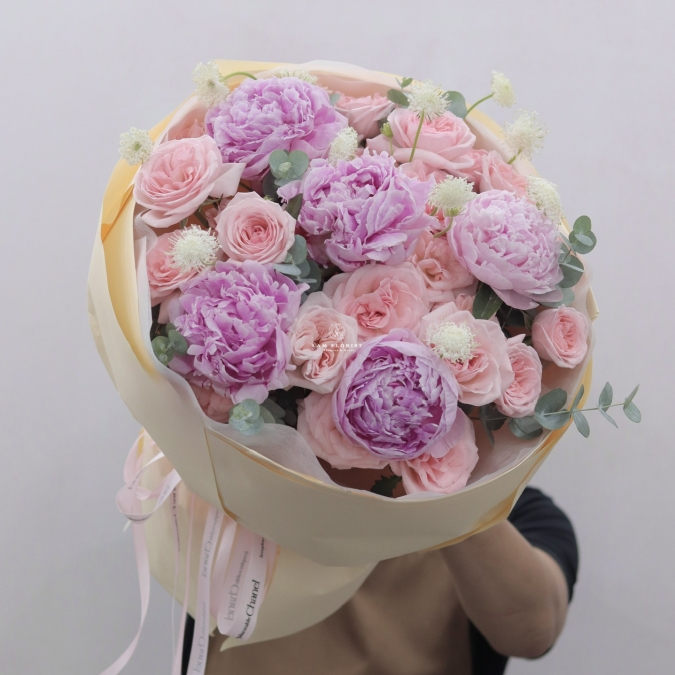 Bó Hoa Peony Dịu Dàng 