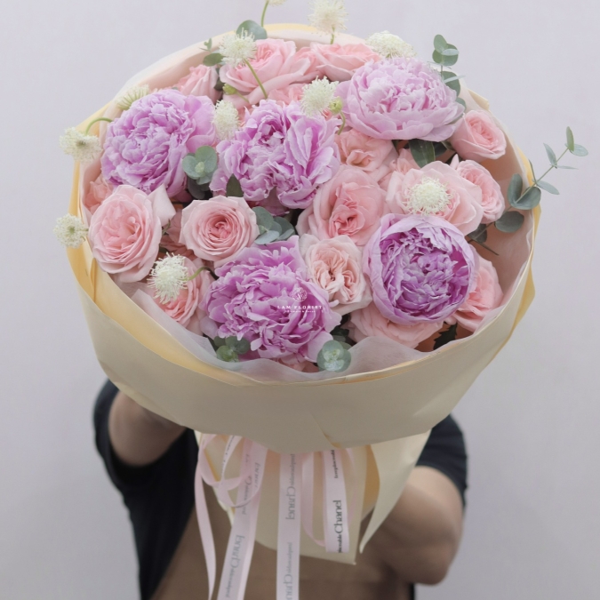 Bó Hoa Peony Dịu Dàng 