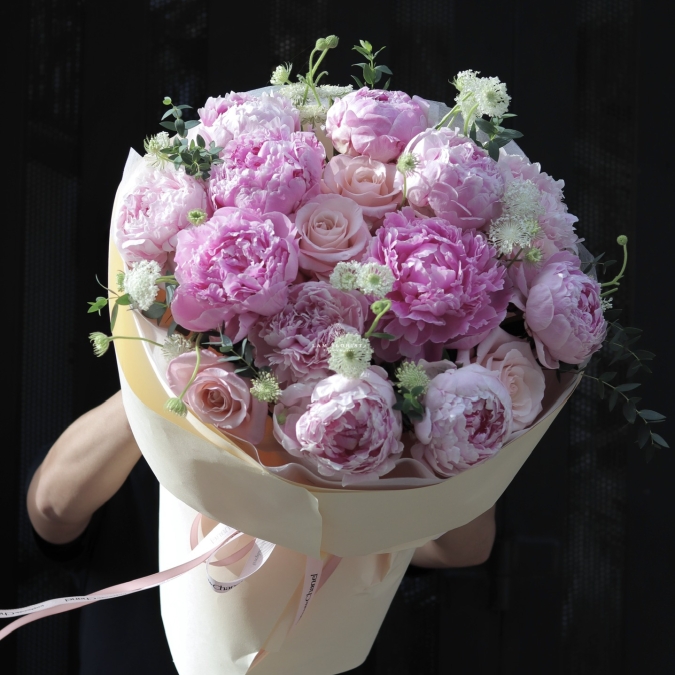 Bó Hoa Peony Thuần Khiết