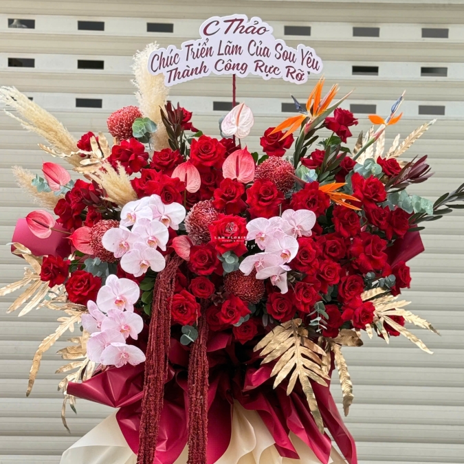 Kệ Khai Trương Hồng Phát 