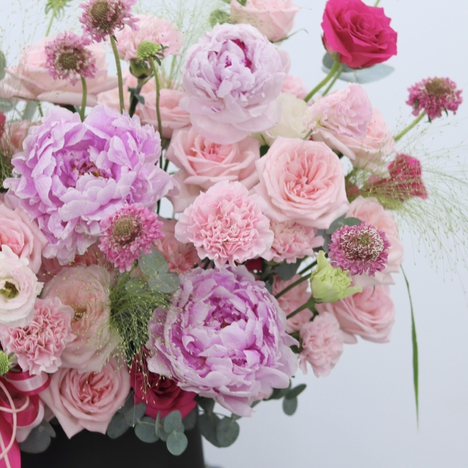 Hộp Hoa Peony Mix